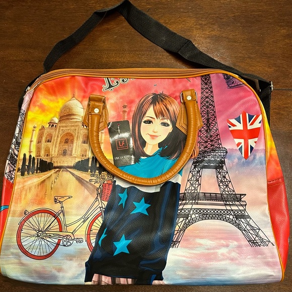 LA Sorella Tote with Shoulder Strap NWT - Picture 2 of 3